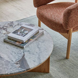 Elsie Round Coffee Table Ocean Marble