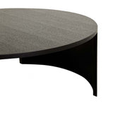 Oberon Crescent Coffee Table Black