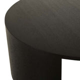 Oberon Crescent Coffee Table Black