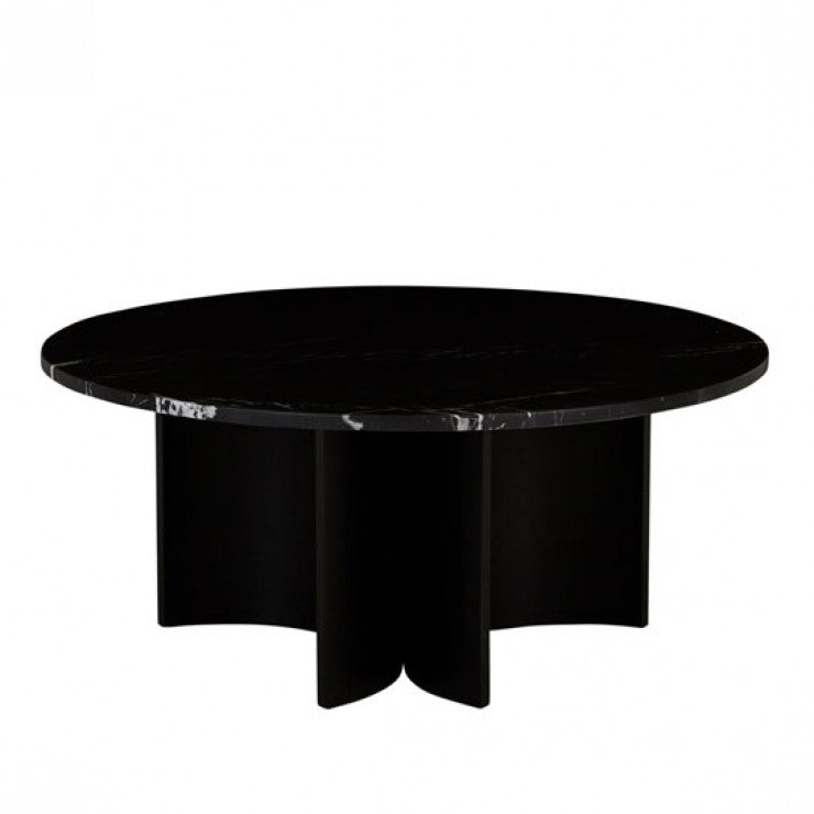 Oberon Eclipse Marble Coffee Table Black