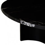 Oberon Eclipse Marble Coffee Table Black