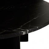 Oberon Eclipse Marble Coffee Table Black