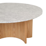 Oberon Eclipse Marble Coffee Table Natural