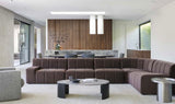 juno channel left arm sofa grey speckle