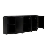 Oberon Crescent Buffet Matt Dark
