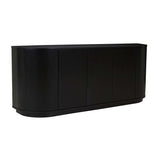 Oberon Crescent Buffet Matt Dark