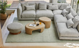 dune coffee table low natural