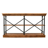 library shelving console