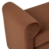 bennet bench seat cinnamon velvet