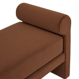 bennet bench seat cinnamon velvet