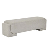 Curva Bench Seat Oat Sherpa