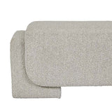 Curva Bench Seat Oat Sherpa