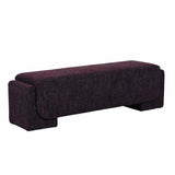 curva bench seat plum speckle