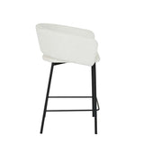 Asher Barstool Natural White Tweed