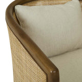 colombo armchair hazelnut