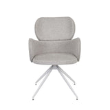 Edwin Spider Leg Office Chair Winter Grey