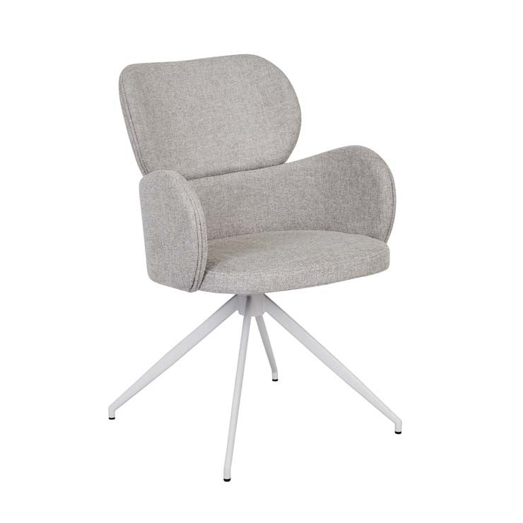 edwin spider leg office chair winter grey