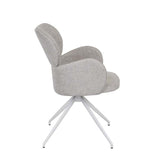 Edwin Spider Leg Office Chair Winter Grey