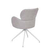 Edwin Spider Leg Office Chair Winter Grey