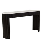 benjamin ripple grand marble console black