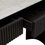 benjamin ripple grand marble console black