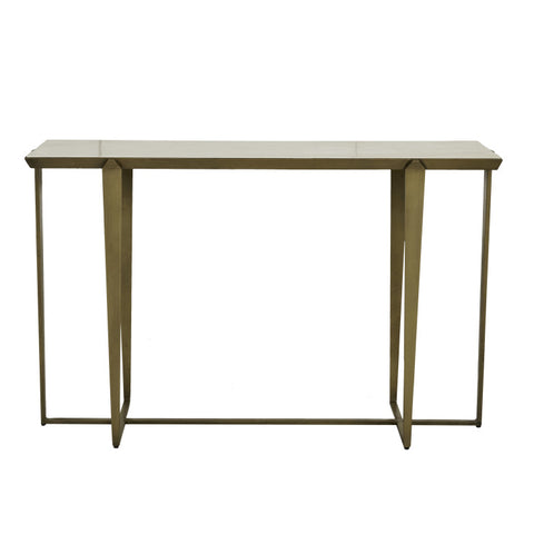 ophelia console white marble