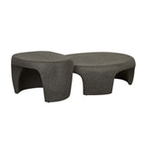 dune coffee table low charcoal