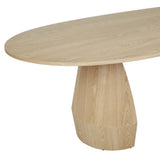 Bloom Dining Table Oval Natural