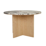 elsie round dining table ocean marble