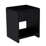 chloe tall bedside black