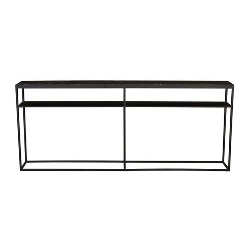 elle slim console black with black frame 1800