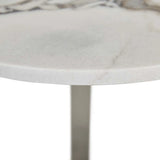 amara linear side table ocean marble