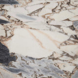 amara linear side table ocean marble