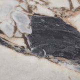 amara linear side table ocean marble