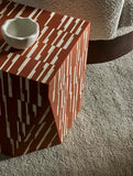 Zafina Rise Side Table Cobalt Black