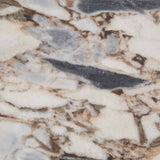amara linear side table ocean marble