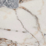 amara linear side table ocean marble