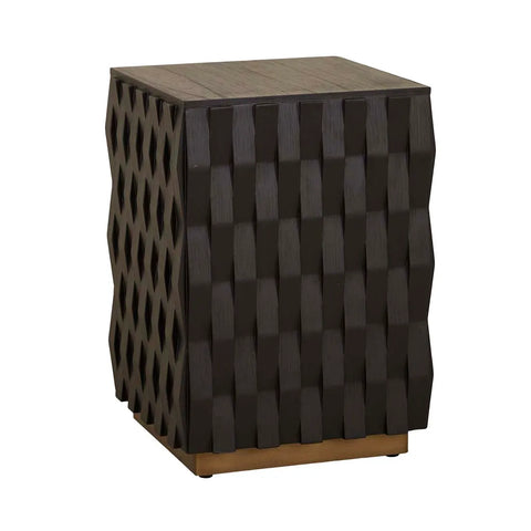 Trove Brick Side Table Black