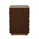 Trove Brick Side Table Chestnut