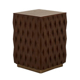 Trove Brick Side Table Chestnut