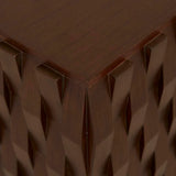 Trove Brick Side Table Chestnut