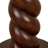 Trove Twist Side Table Chestnut