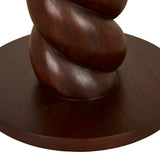 Trove Twist Side Table Chestnut