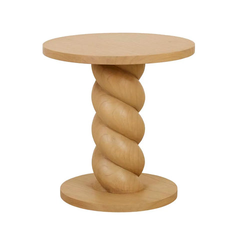 Trove Twist Side Table Natural