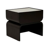 Artie Arc Marble Bedside Black/White