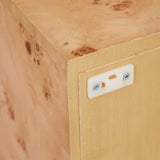 Trove Burl Bedside Light