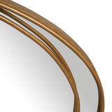 Harira Entwine Mirror Antique Brass