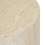 Atlas Pinnacle Side Table Travertine