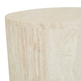 Atlas Pinnacle Side Table Travertine