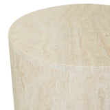 Atlas Pinnacle Side Table Travertine